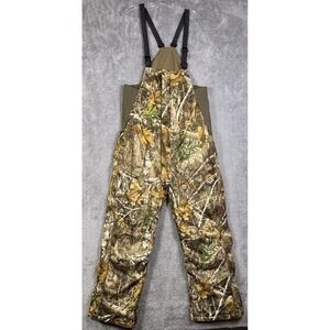 Scentlok Bib Overall Mens M RealTree Edge Camo Gaiters Primaloft Carbon Alloy